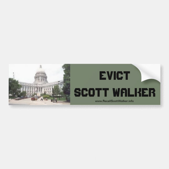 Para Carro Adesivo de bombeiros Scott Walker (Frente)