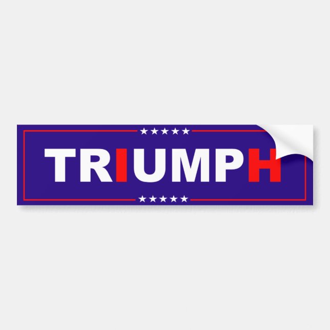 Para Carro Adesivo de Bumper Donald Trump (Frente)