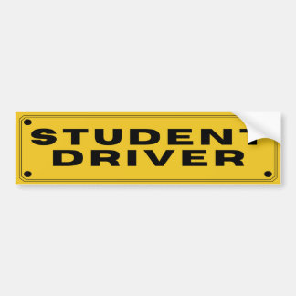 Para Carro Adesivo de driver de estudante