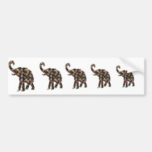 Para Carro Adesivo de elefante hippie