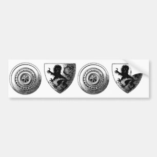 Para Carro Adesivo de escudos medieval
