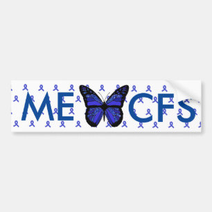 Para Carro Adesivo de fita de consciência azul ME/CFS