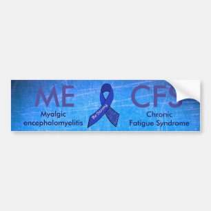 Para Carro Adesivo de fita de consciência azul ME/CFS
