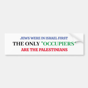 Para Carro Adesivo de Para-choques Pró-Israel Eu Apoio Israel