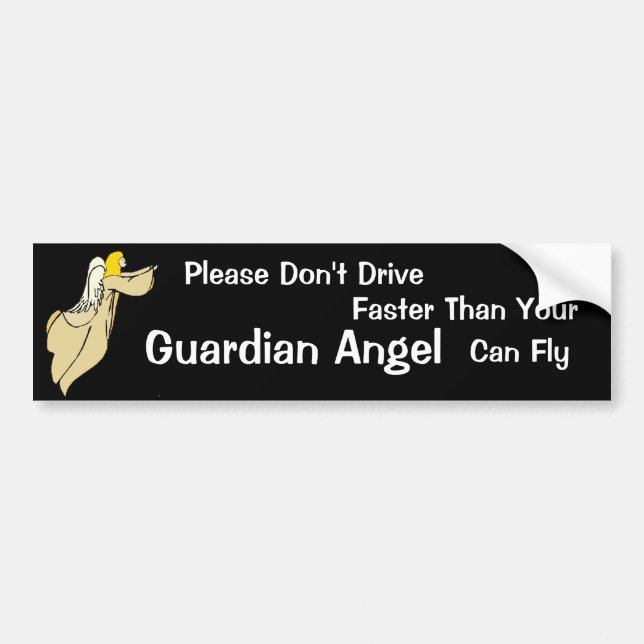Para Carro Adesivo de proteção de anjo (Frente)