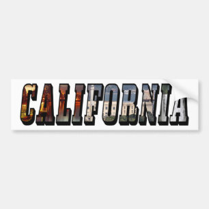Para Carro Adesivo de texto de imagem da Califórnia