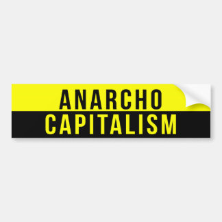 Para Carro Adesivo do Anarcho Capitalismo