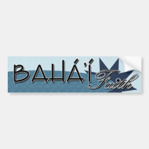 Para Carro Adesivo do Baha'i Faith Bumper