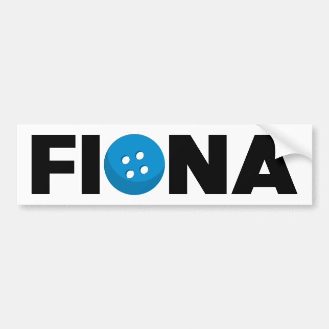 Para Carro Adesivo do botão Fiona para-choques (Frente)