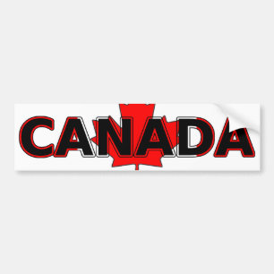 Para Carro Adesivo do Canadá com Folha