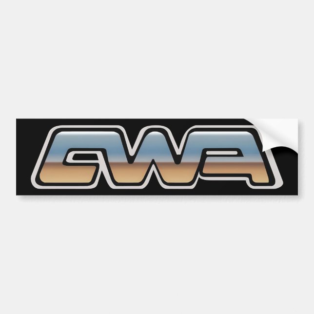 Para Carro Adesivo do logotipo CWA (Frente)