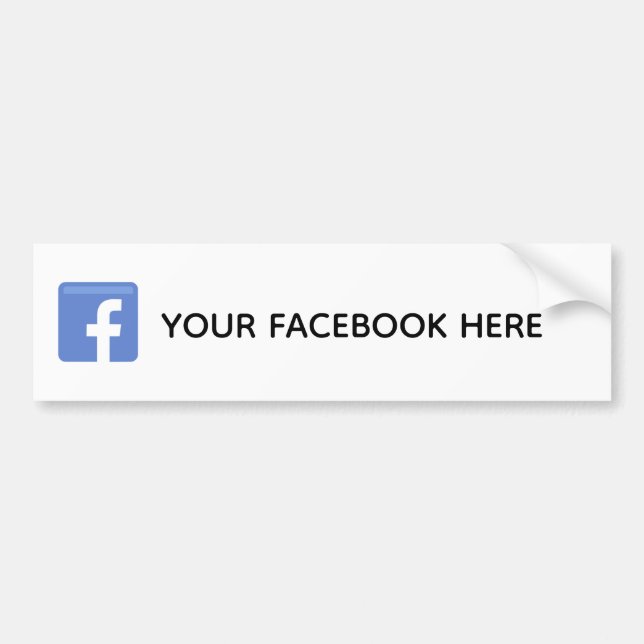 Para Carro Adesivo do para-choques das redes sociais (Frente)