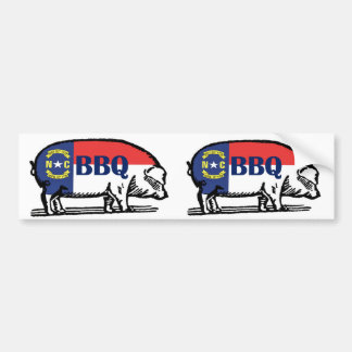 Para Carro adesivo do para-choques do CHURRASCO NC