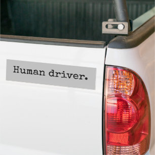 Para Carro Adesivo do para-choques do condutor humano