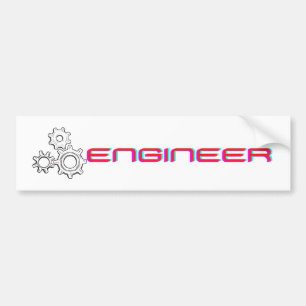 Para Carro adesivo do para-choques do engenheiro