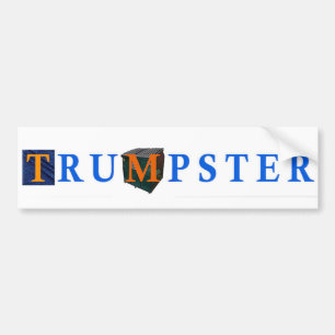 Para Carro Adesivo do Trump 2 — Azul, branco