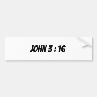 Para Carro adesivo do versículo João 3:16