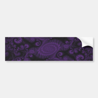 Para Carro Adesivo Fractal Roxo