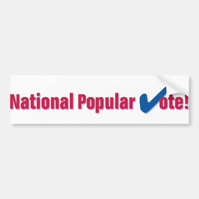 Para Carro Adesivo Nacional Popular de Bumper (Frente)