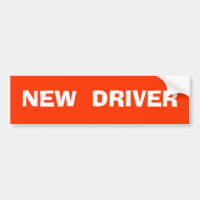adesivo novo para-choques do condutor