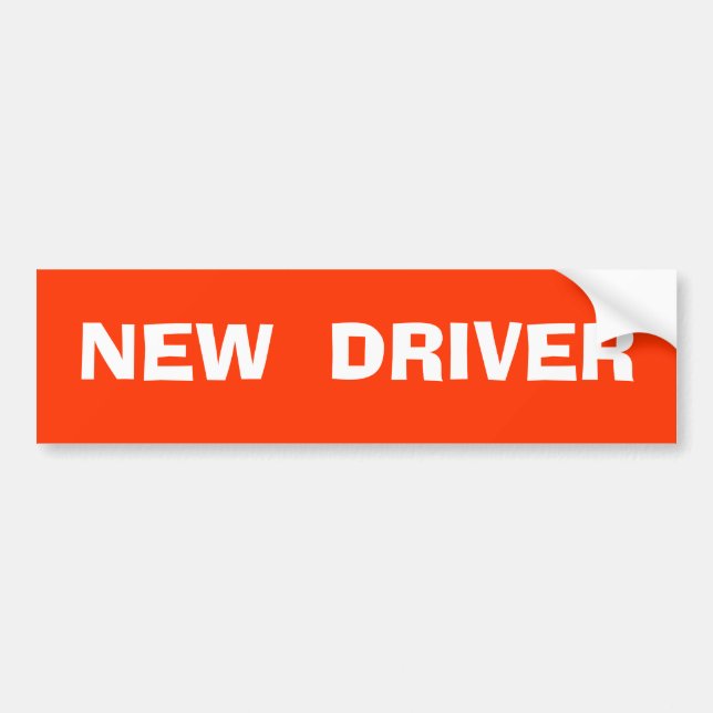 Para Carro adesivo novo para-choques do condutor (Frente)
