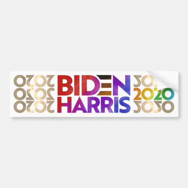 Para Carro adesivo para-choques Biden Harris 2020 (Frente)