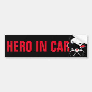 Para Carro adesivo para-choques heropandurso