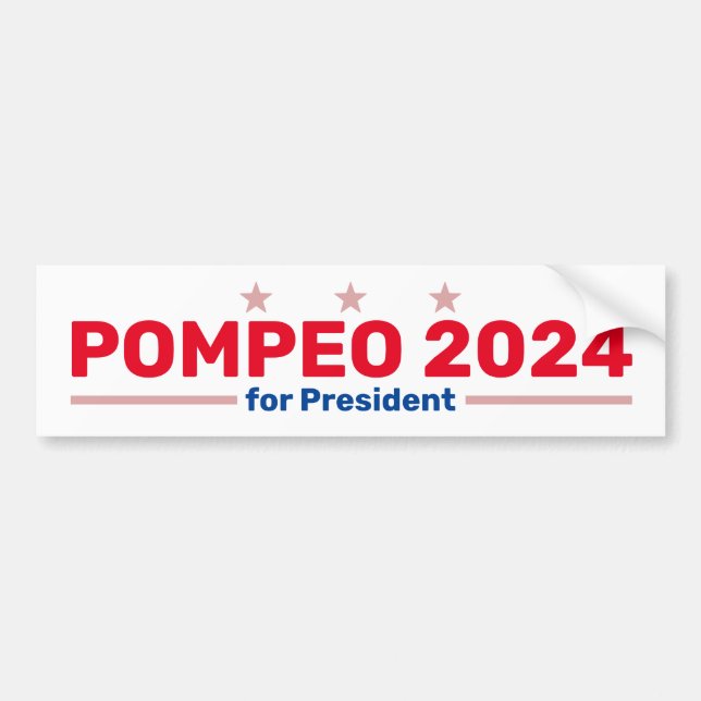 Para Carro Adesivo para-choques Pompeo 2024 (Frente)