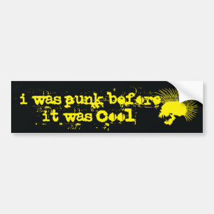 Para Carro adesivo para-choques punk