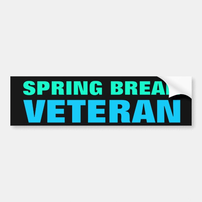 Para Carro adesivo para-choques VETERANOS SPRING BREAK (Frente)