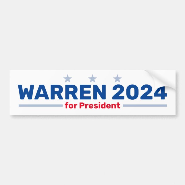 Para Carro adesivo para-choques Warren 2024 (Frente)