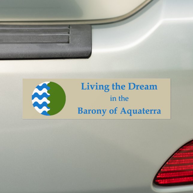 Para Carro Adesivo SCA Aquaterra (No carro)
