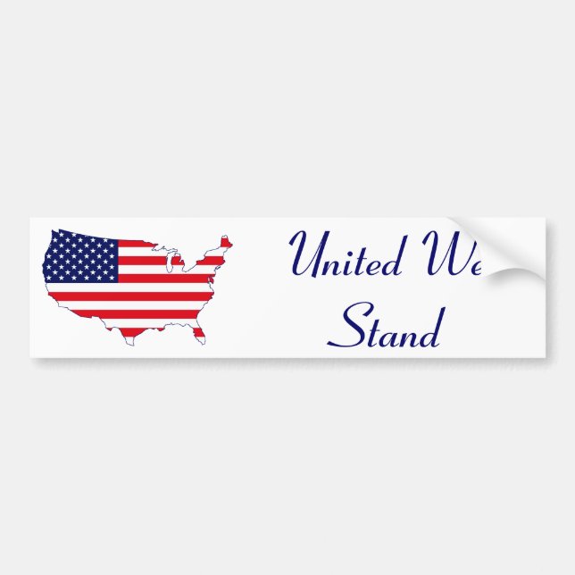 Para Carro Adesivo United We Stand (Frente)