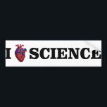 Para Carro Adoro o adesivo da Science para-choques<br><div class="desc">Diga ao mundo todo que você ama ciência!</div>