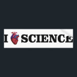 Para Carro Adoro o adesivo da Science para-choques<br><div class="desc">Diga ao mundo todo que você ama ciência!</div>