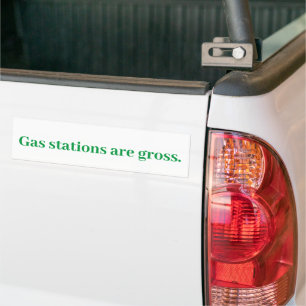 Para Carro As estações de gás são nojentas. Adesivo de Para-c