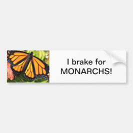 Para Carro Borboleta Monarch - Adesivo