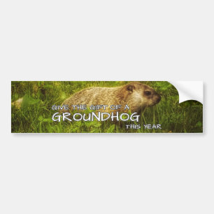 Para Carro Dar o dom de um adesivo de Groundhog este ano
