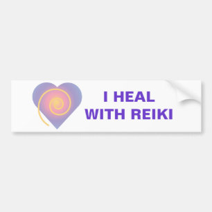 Para Carro Eu cicatrizo com o adesivo de bombardeio Reiki