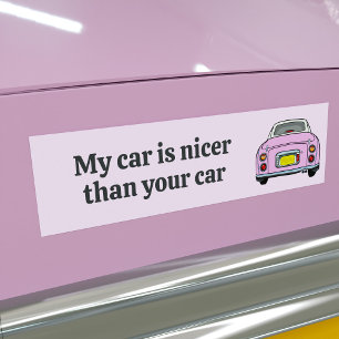 Para Carro Fabuloso adesivo em bumbum de Figaro, cor-de-rosa,