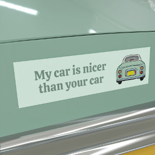 Para Carro Fabuloso adesivo em bumbum de Figaro Verde Fabulos