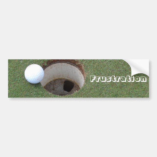 Para Carro Golf de Golfe colocando um adesivo para-choques. (Frente)