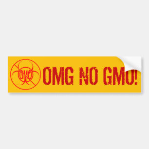 Para Carro Não OGM Adesivo de Bomba Bioperigoso SEM OGM Vinh