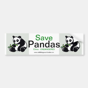Para Carro Panda - adesivo para-choques