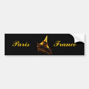 Para Carro Paris, França, Torre Eiffel, Adesivo