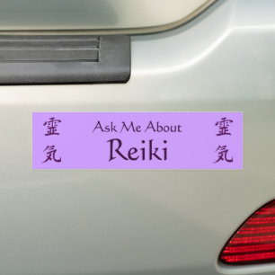 Para Carro Pergunte-me sobre o adesivo do símbolo Reiki