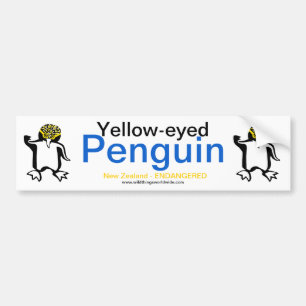 Para Carro Pinguim - adesivo para-choques