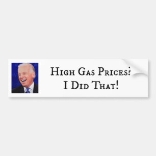 Para Carro Preços elevados do gás? Biden Fez Isso! Adesivo