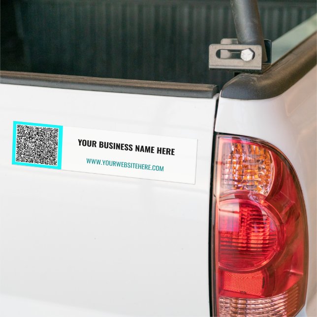 Para Carro Seu Modelo de Adesivo de Código QR com Texto Perso (No caminhão)