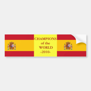 Para Carro Sinalizador do adesivo da Espanha